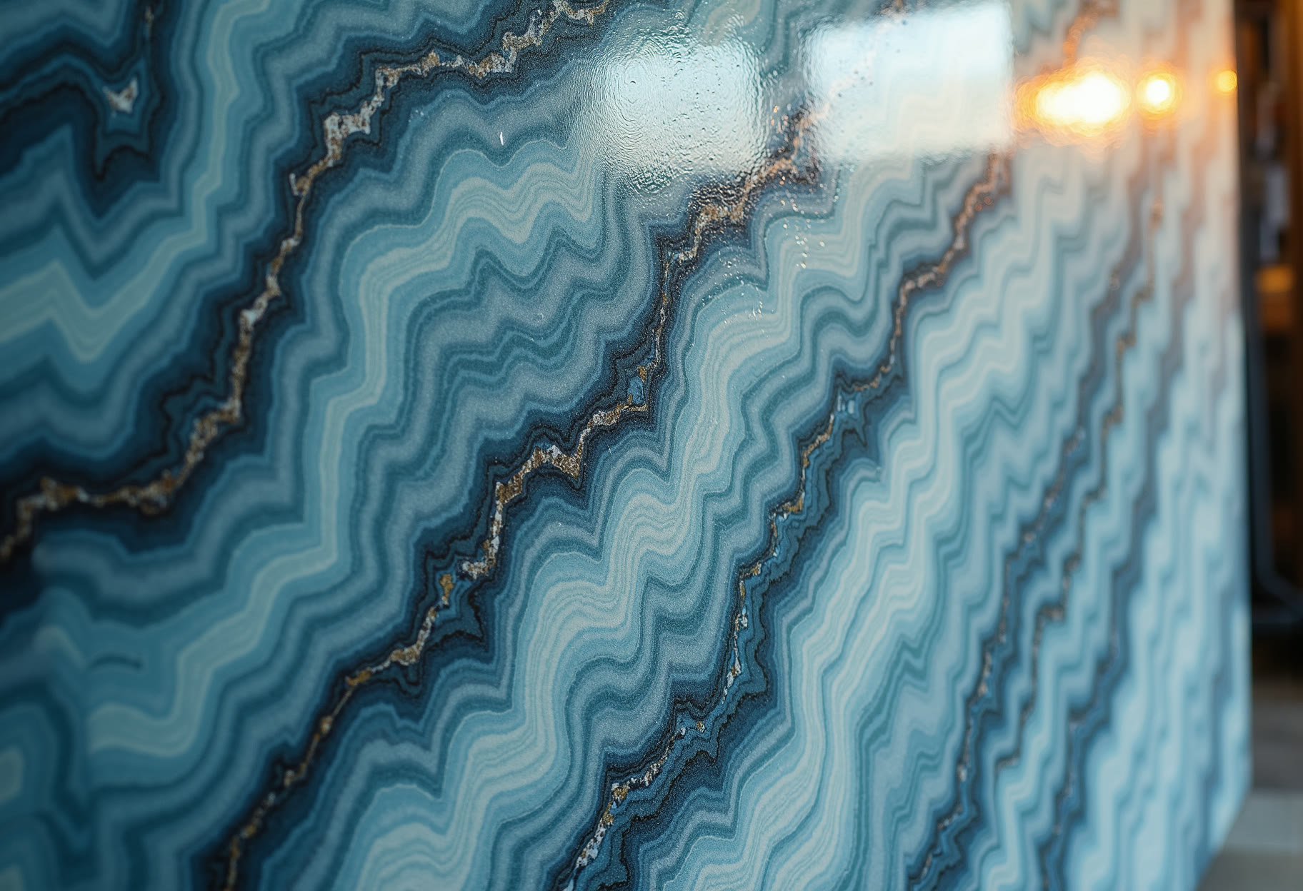 Quartzite, wet — vein at full contrast